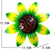 4pz Fiori da Parete in Metallo Fioritura con Appendino Triangolare per Pa