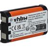 vhbw Batteria per Panasonic KX-TGA523 KX-TGA523M KX-TGA520 KX-TGA520M 850mAh 3,6V