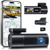 GKU 4K Dash Cam Auto, 5G WiFi Telecamera per Auto con SD 64G, Schermo IPS da 1.47',