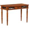 vidaXL Scrivania con Cassetto 110x50x76 cm in Legno Massello di Acacia
