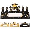 4 Pcs Cappellini Happy New Year Oggetti Di Scena Per Foto Capodanno