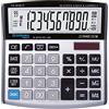DONAU Calcolatrice da tavolo DONAU TECH/K-DT4101-38 funzione root a 10 cifre/ 136x134x28 mm/colore: argento/calcolatrice con display a 10 cifre/doppia alimentazione/ 5 anni di garanzia