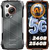 Blackview BL7000 Rugged Smartphone Android 15 DOKI AI, 24GB+256GB Cellulare Antiurto, 5G Telefono Indistruttibile, 6.78 FHD+120Hz, 50MP+20MP Visione Notturna, Fingerprint/NFC/IP68/2 Anni Garanzia