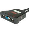 LINK LP21984 Switch Kvm per 2 PC con Mouse Tastiera USB, Monitor VGA + Audio Cavi Inclusi