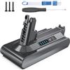 Morpilot Batteria per Dyson V10 SV12 6500mAh Dyson V10 SV12 Batteria per Cyclone, Animal, Absolute, Motorhead, Fluffy Aspirapolvere