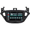 Jf Sound car audio system Autoradio Custom Fit per Opel Corsa E Android GPS Bluetooth WiFi Dab USB Full HD Touchscreen Display 8 processore 8core e comandi vocali
