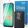 Natbok 2+2 Pezzi Vetro Temperato per Samsung Galaxy A26 Pellicola Prottetiva con