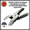 NAVE VESSEL N30PF Air Nipper Flat Blade per plastica GT-NS30 N30 NR30 NB30 Japan n...
