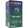 CONTROL 24 Profilattici Retard Non Stop, Preservativi Ritardanti per Rapporti Duraturi