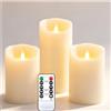 Ultra Candele LED avorio effetto fiamma oscillante telecomando decorazioni