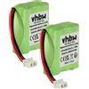 vhbw 2x Batteria per Loewe Alphatel 3100 320mAh