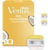 Gillette Venus Comfortglide 3 Lamette per Rasoio Donna