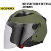 Acerbis Casco Acerbis Firstway Jet Semintegrale Verde Op. Doppia Visiera 22-06 Mis. XS