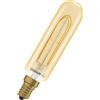 OSRAM Tubo LED Vintage 1906 T28 Filamento, 4,8 W, E14, oro, trasparente, T28, i