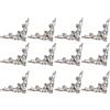 High-quality iron Proteggi e Abbellisci i tuoi portagioie con 12 protezioni angolari in metallo