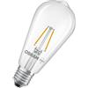 OSRAM Lampada LED Star Edison ST64 25 Filament, 2700 K bianco caldo, 1,8 W, E27