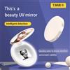 Specchio Trucco con Protezione UV, Luce LED e Ingrandimento 10x