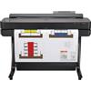 HP DesignJet T650 Stampante per Grandi Formati da 91 cm 5HB10D, Formati supportati da A4 ad A0, velocità 82 Pagine A1 all'Ora, Gigabit Ethernet, USB, Wi-Fi, Garanzia 2 Anni, Edizione 2025, Nero