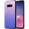 Cadorabo Custodia per Samsung Galaxy S10e Case Protettivo Bicolore Vetro Temperato TPU