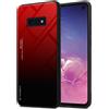 Cadorabo Custodia per Samsung Galaxy S10e Case Protettivo Bicolore Vetro Temperato TPU