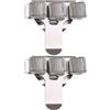 2 Pcs Pen Clamp Portapastelli Matite Clip Per Penne in Metallo Portapenne