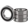 XiKe 6005-2RS/25x47x12mm Cuscinetto a sfera a Doppia Tenuta, Acciaio cromato e Pre-lubrificati, 6005RS Cuscinetti a sfere a gola profonda, set di 4.