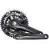 SHIMANO Movimento centrale-2092836060, Set guarnitura piatti Acera Fc Mt210 24 Mm 175 44x32x22d 9v Nero con paracatena senza caz unisex adulti, Mm