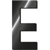 Legami - Metal Adhesive Letter, My Initial, Letter E, L MAX 2,5 cm, H 2,5 cm, Cu