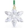 Swarovski Ornamento fiocco di neve cristallo Swarovski 2024 edizione annuale 5661079...