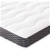Amazon Basics Topper Matrimoniale 160 x 190 cm in Memory Foam Morbido 7 cm Coprimaterasso