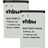 vhbw 2x Batteria per Nokia 6136 6170 6260 6300 7270 7200 900mAh