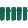 ‎SIGEL SIGEL GT502 Gift Bags, for Bottles, 35 x 10 cm, Matte, Dark Green, 5 pcs for bot
