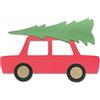 Sizzix Bigz Plus Die-Car & Tree by Olivia Rose, 665351 665350-Fustella, Motivo Farfalle fantastiche, Fustella in Acciaio: plastica ABS, Multicolor, One size