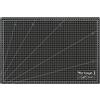 Vantage Dahle Vantage - Tappetino da taglio autorigenerante, formato A3, double-face, con griglia, 30 x 45 cm, colore: Nero