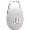 JBL Clip 5, Speaker Bluetooth Portatile, Bianco