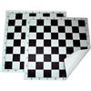 Klassik Games Scacchiera Bianco Nero 50 cm In Plastica Rimovibile Dimensione Casella 55 mm