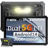 BLACKVIEW ACTIVE 10 PRO (Tablette Robuste 5G - 10.95'' - 12/256GB - 30000mAh) BLACK