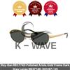Ray-Ban RB3774D Lucido Arista Gold Frame Lente Grigio Scuro RB3774D-001/87 / 55