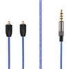 Cavo OFC da 1,2 metri per Shure per SE215 SE535 SE846 con punte placcate oro