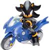 DC x Sonic the Hedgehog DC x Sonic Shadow as Batman & Batcycle 5" / 13cm Action Figure Set, Officially L