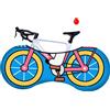 Telo Copribici Poliestere Spandex Impermeabile per Ripostiglio Esterno Bici da 2
