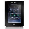 Tristar Cantinetta Vino, 12 Bottiglie, 32 L, Termoelettrica, 11-18 °C | Display LED touch, Porta in vetro, Luce interna, 3 ripiani cromati, 25 dB, WR-7511