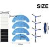 N/A R550 R600 R650 R750 Kit Manutenzione Completo Spazzole Filtri e Stracci Scopa