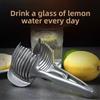 Affettatrice Limone in Lega di Alluminio 18 cm per Casa Cucina Taglio Agrumi e V