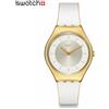 Swatch [Swatch] SKIN PEARL GLEAM SYXG128 38mm Orologio da polso al quarzo bianco uni...