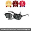 Ray-Ban Zuri Bio-Based montatura nero lucido grigio scuro RB4455-667781 / 52