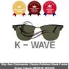 Ray-Ban Clubmaster Classic Nero Lucido Montatura Verde Classico RB3016-W0365
