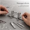 Puzzle 3D in Metallo Kit Modellino - Ruota Panoramica, Notre Dame, Tower Bridge