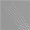 Asta Tonda In Acrilico Trasparente Trasparente 2x250mm Da 5 Pezzi