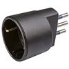 Poly Pool PP0433.1S Adattatore con Spina, Nero, Taglia Unica
